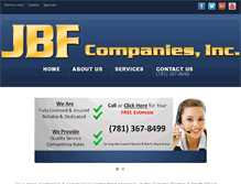 Tablet Screenshot of jbcontractorservicesinc.com